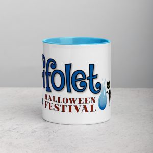 fifolet white ceramic mug with color inside blue 11oz 4